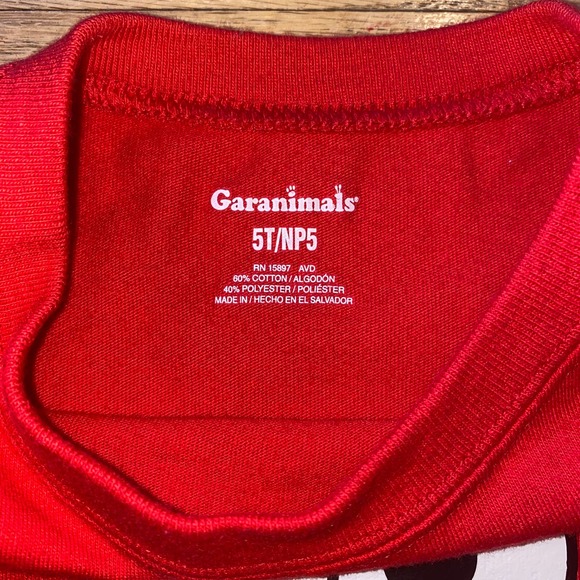 Garanimals Elmo Short-Sleeve T-Shirt with Brandon Embroidered (Size 5T) - Picture 5 of 5